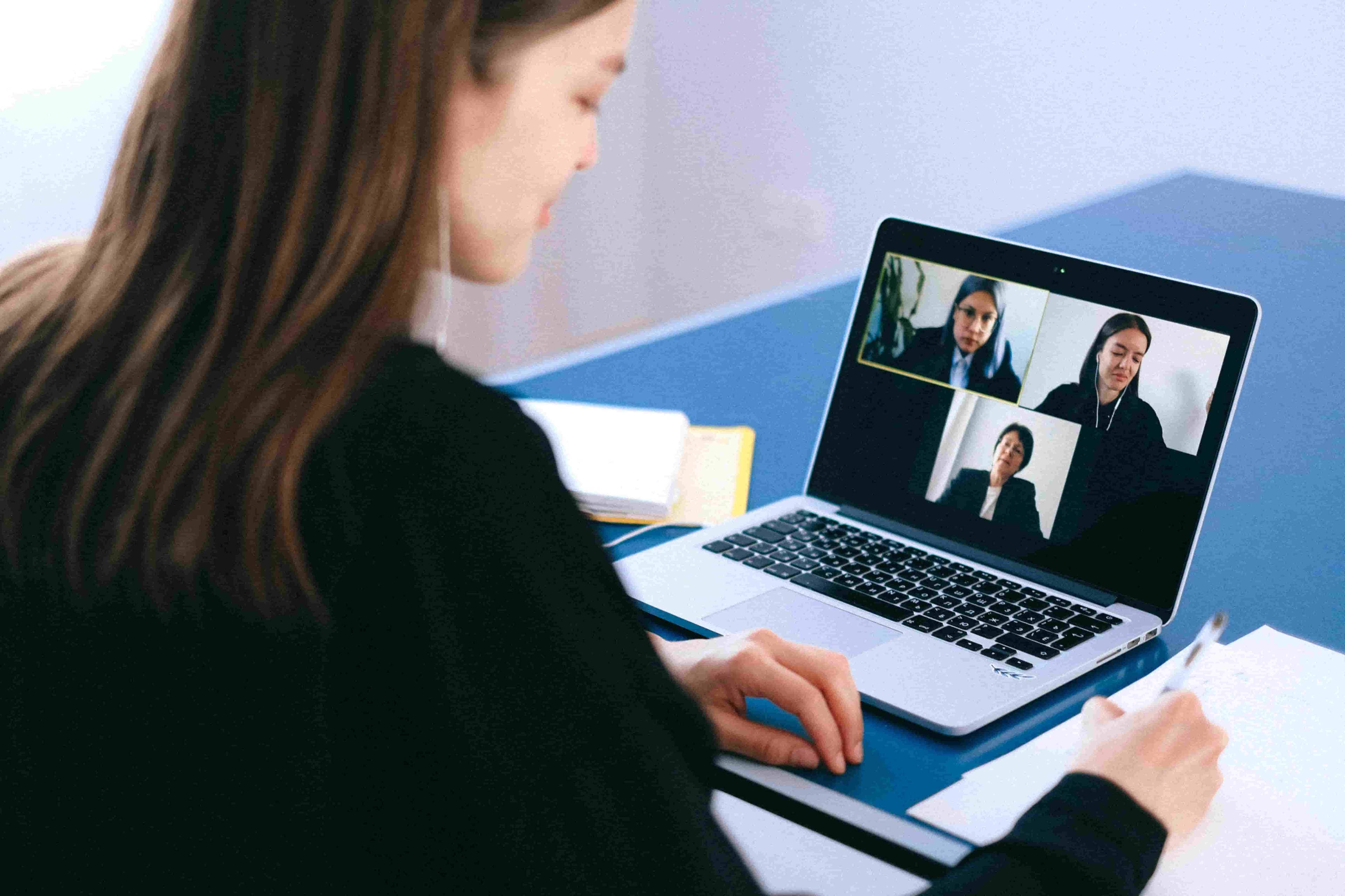 Attending a job interview online