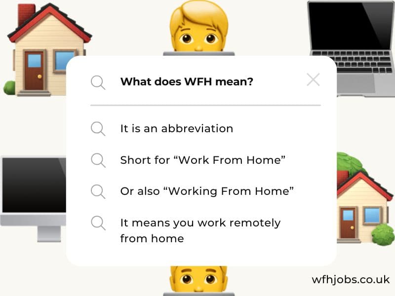 Beautiful hero that explains WFH